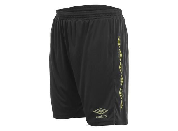 UMBRO UX-1 Shorts jr Sort/Gul 152 Flott teknisk spillershorts 